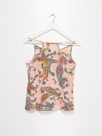 Майка Sassofono модель A192-SC-818331 ПУДРОВИЙ Майка Sassofono модель A192-SC-818331 ПУДРОВИЙ Фото