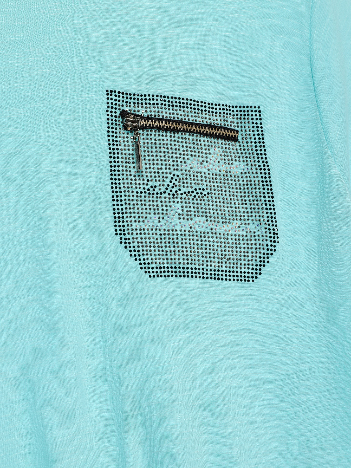 Футболка Sassofono модель A192-SC-8853 БІРЮЗОВИЙ Фото