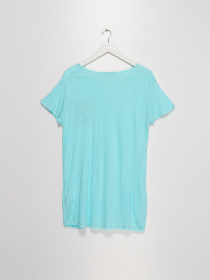 Футболка Sassofono модель A192-SC-8853 БІРЮЗОВИЙ Фото