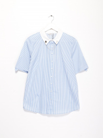 Блуза Sassofono модель A192-SC-917046-1 БЛАКИТНИЙ Фото