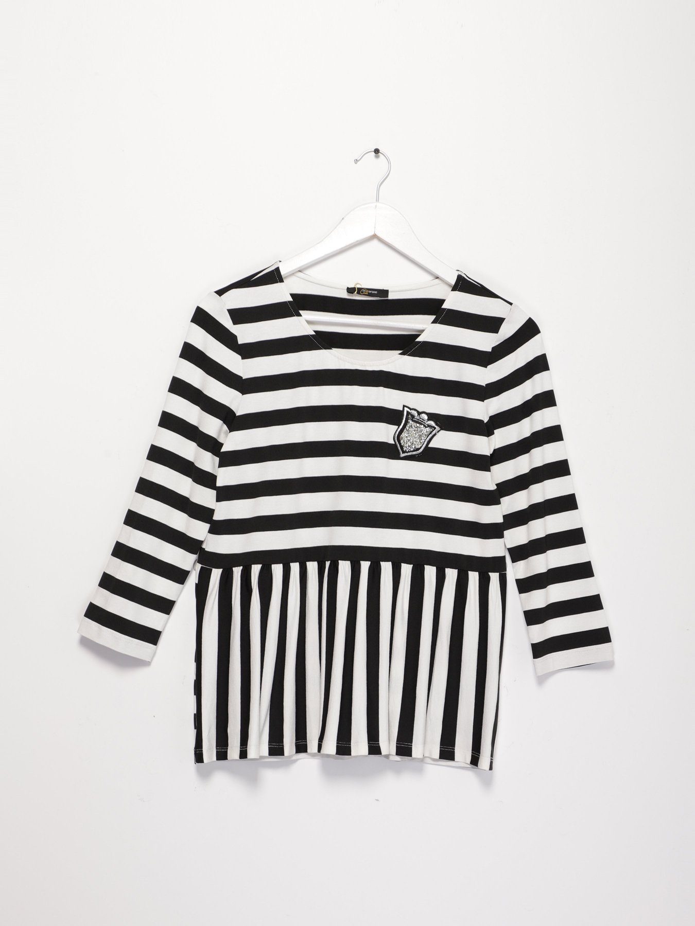 Блуза Sassofono модель A192-SC-917435-1 ЧОРНИЙ Фото