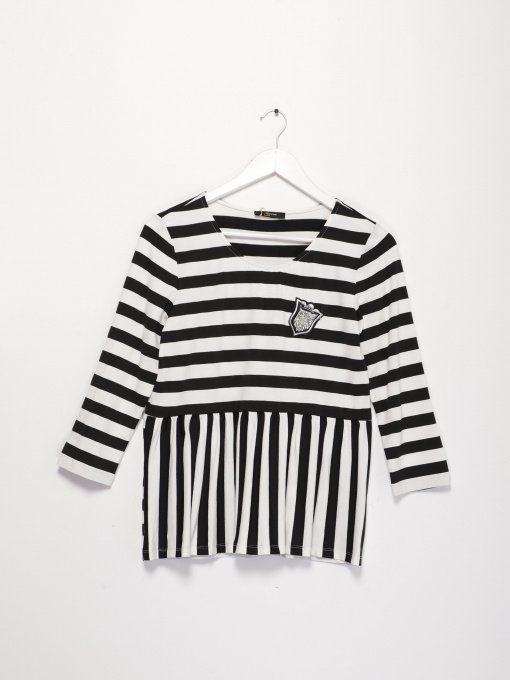 Блуза Sassofono модель A192-SC-917435-1 ЧОРНИЙ Фото