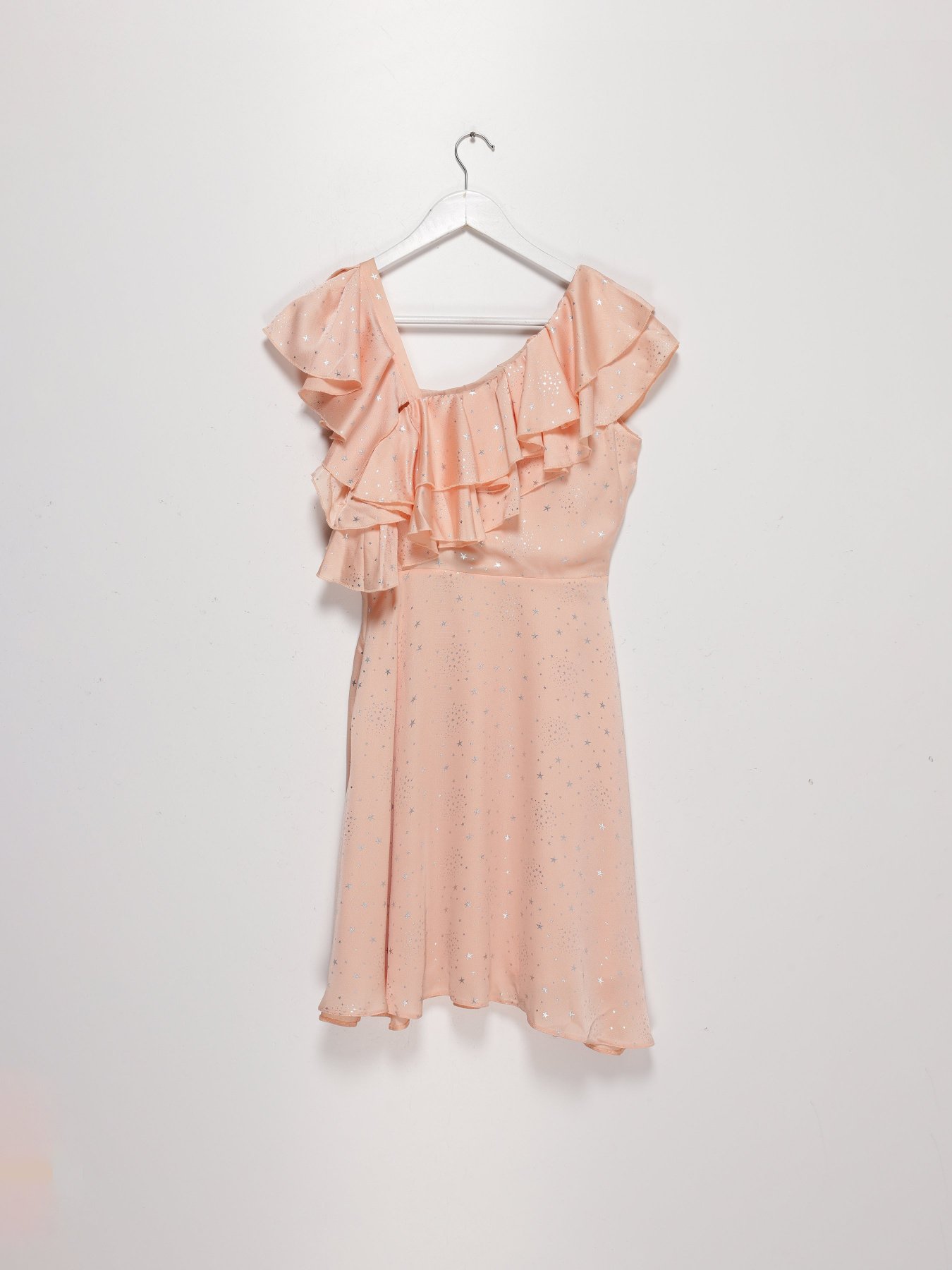 Платье мини Sassofono модель A192-SC-9812 ПУДРОВИЙ Фото