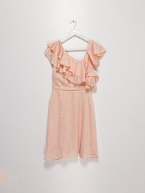 Платье мини Sassofono модель A192-SC-9812 ПУДРОВИЙ Фото