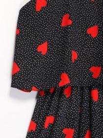 Платье мини Sassofono модель A192-SC-9892 ЧЕРВОНИЙ Фото