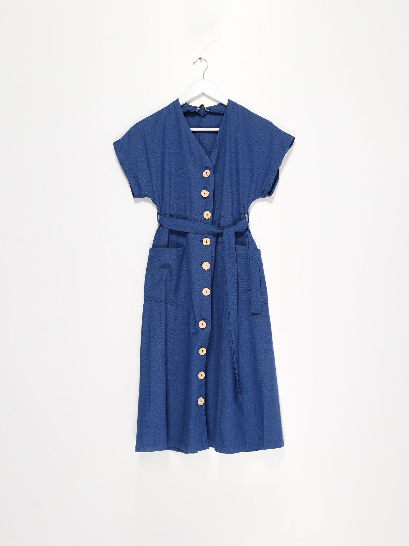 Платье миди Sassofono модель A192-SC-9919 СИНІЙ Фото