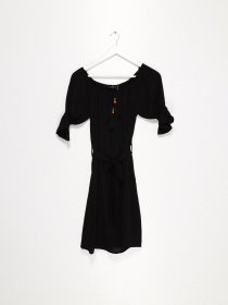 Платье мини Sassofono модель A192-SC-9925 ЧОРНИЙ Фото