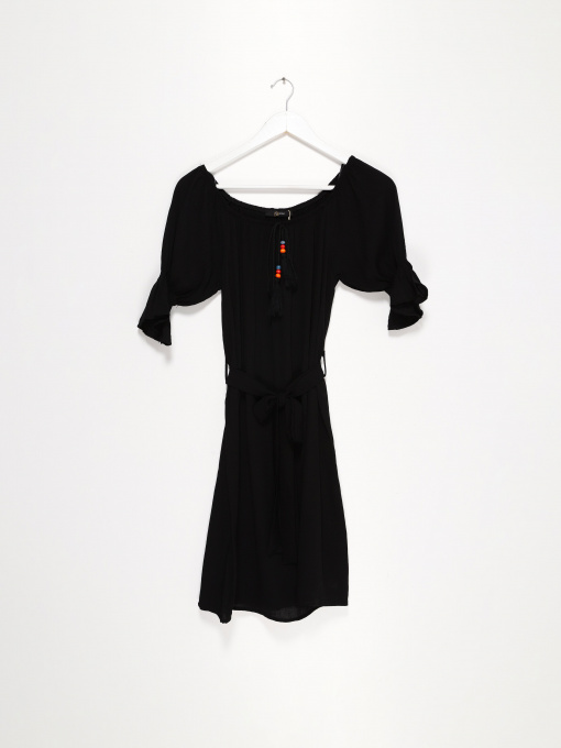 Сукня міні Sassofono модель A192-SC-9925 ЧОРНИЙ Фото