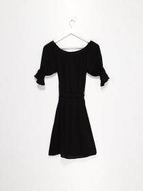 Платье мини Sassofono модель A192-SC-9925 ЧОРНИЙ Фото