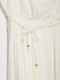 Сарафан Sassofono модель A192-SC-9934 МОЛОЧНИЙ Фото