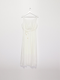 Сарафан Sassofono модель A192-SC-9934 МОЛОЧНИЙ Фото