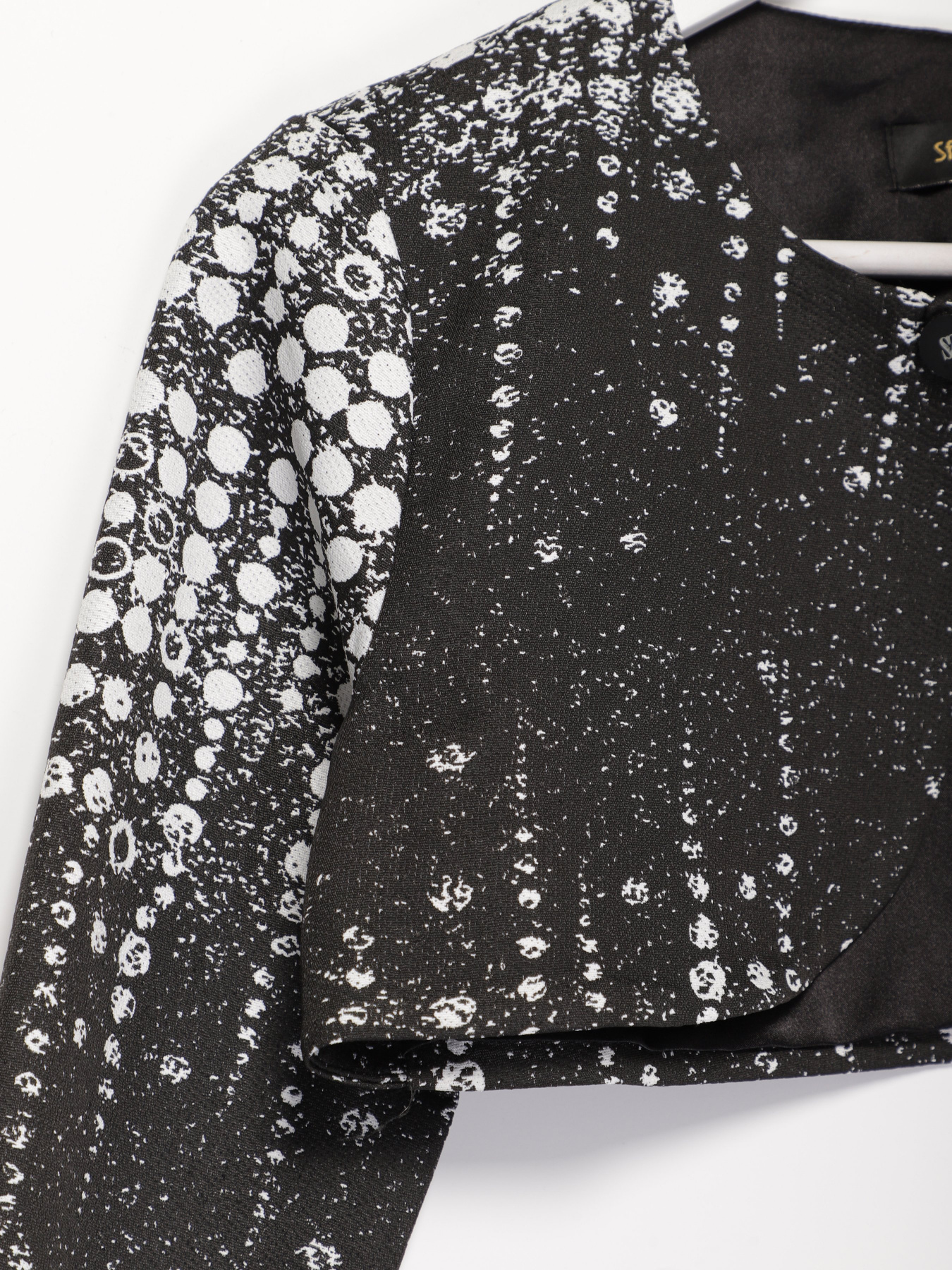 Жакет Sassofono модель A192-SF-101251 Чорний Фото