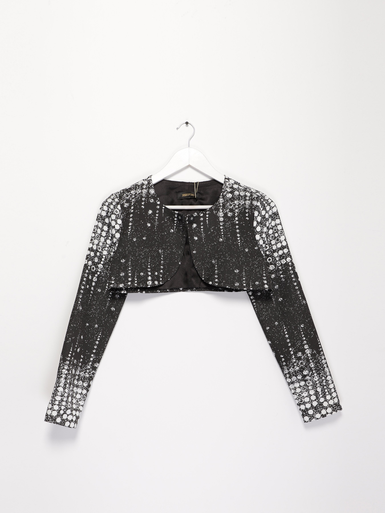 Жакет Sassofono модель A192-SF-101251 Чорний Фото