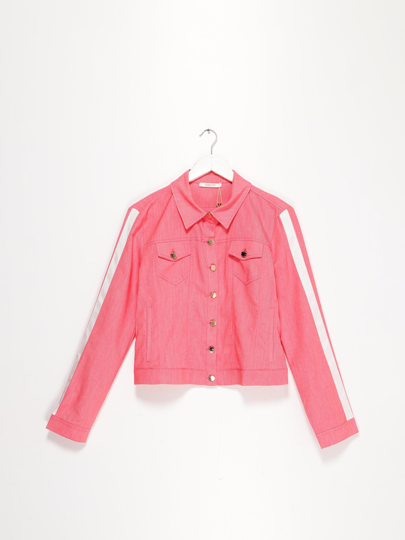 Жакет Sassofono модель A192-SF-105241 Кораловий Фото