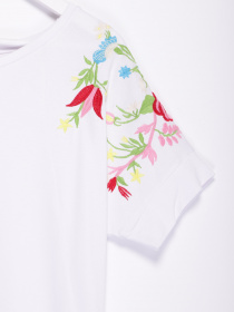 Футболка Sassofono модель A192-SF-300111 БІЛИЙ Фото