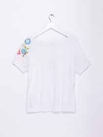 Футболка Sassofono модель A192-SF-300111 БІЛИЙ Фото