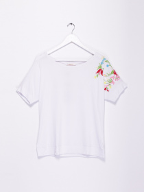 Футболка Sassofono модель A192-SF-300111 БІЛИЙ Фото