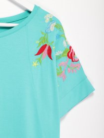 Футболка Sassofono модель A192-SF-300111 МЯТНИЙ Фото