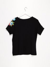 Футболка Sassofono модель A192-SF-300111 ЧОРНИЙ Фото