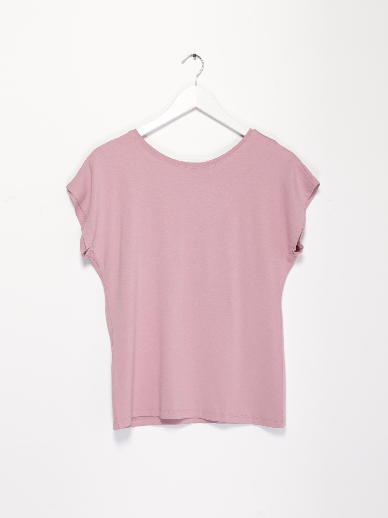 Футболка Sassofono модель A192-SF-302111 ПУДРОВИЙ Фото