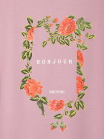 Футболка Sassofono модель A192-SF-302111 ПУДРОВИЙ Фото