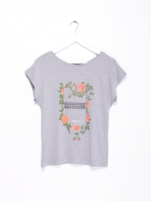 Футболка Sassofono модель A192-SF-302111 СІРИЙ Фото