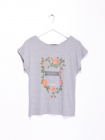 Футболка Sassofono модель A192-SF-302111 СІРИЙ Фото