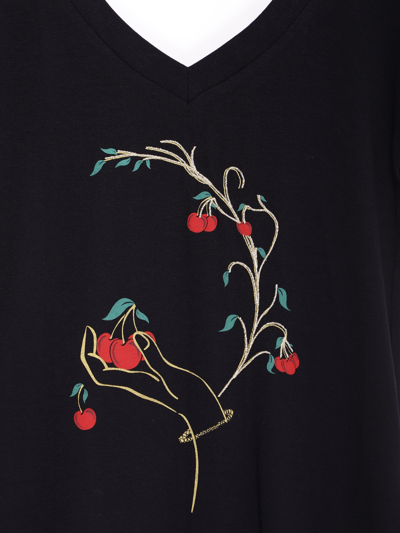 Футболка Sassofono модель A192-SF-303111 ЧОРНИЙ Фото