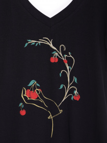 Футболка Sassofono модель A192-SF-303111 ЧОРНИЙ Фото