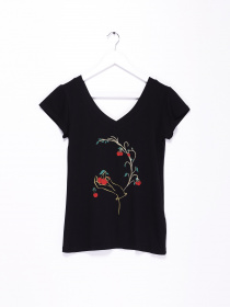 Футболка Sassofono модель A192-SF-303111 ЧОРНИЙ Фото