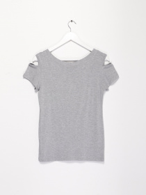 Футболка Sassofono модель A192-SF-304111 СІРИЙ Фото