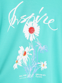 Футболка Sassofono модель A192-SF-306111 МЯТНИЙ Фото