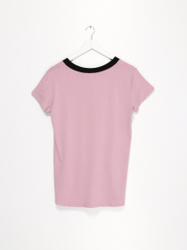 Футболка Sassofono модель A192-SF-306111 ПУДРОВИЙ Фото