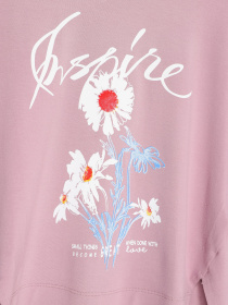 Футболка Sassofono модель A192-SF-306111 ПУДРОВИЙ Фото