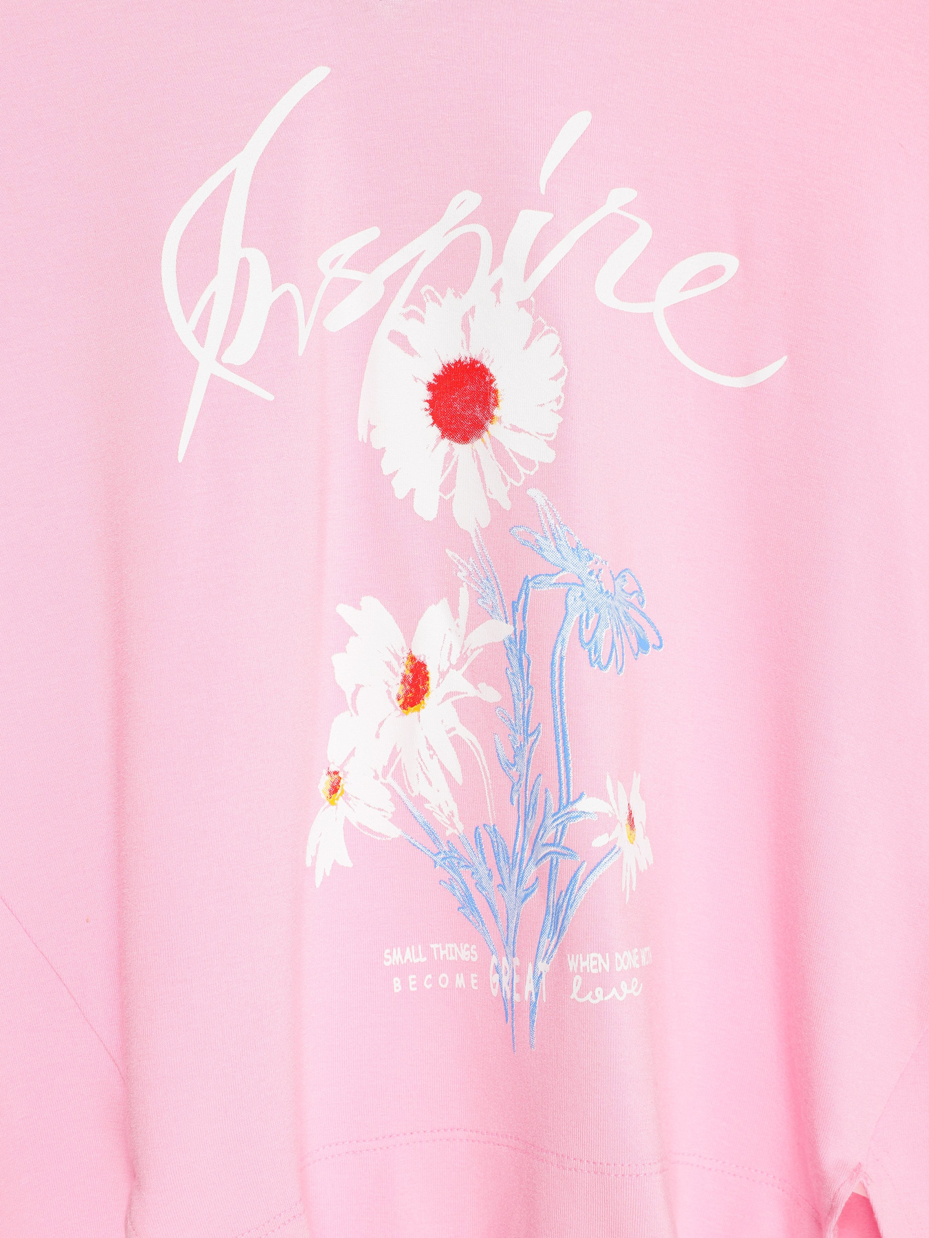 Футболка Sassofono модель A192-SF-306111 РОЖЕВИЙ Фото