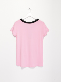 Футболка Sassofono модель A192-SF-306111-1 РОЖЕВИЙ Фото