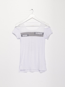 Футболка Sassofono модель A192-SF-310111 БІЛИЙ Фото