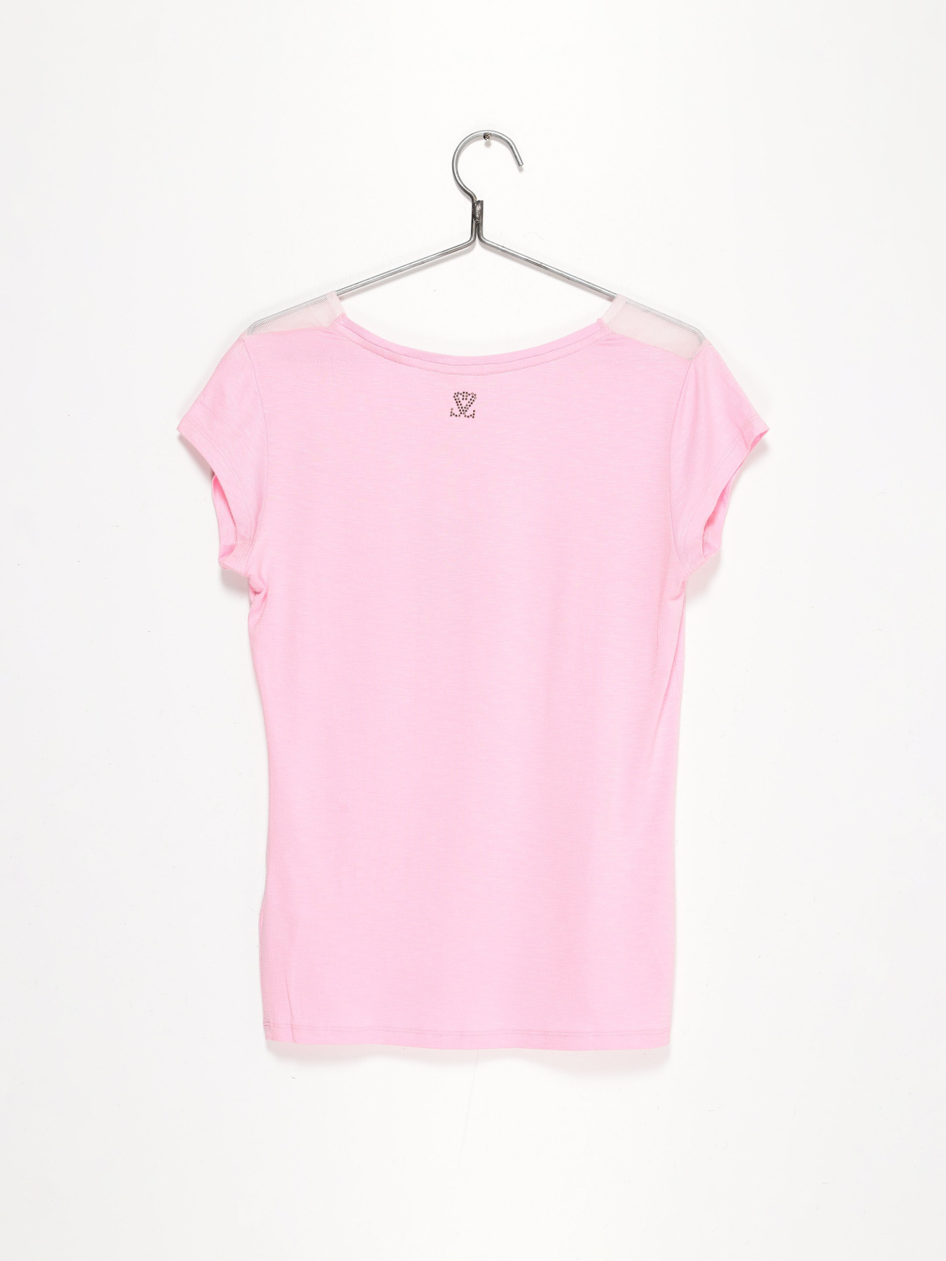 Футболка Sassofono модель A192-SF-311111 РОЖЕВИЙ Фото