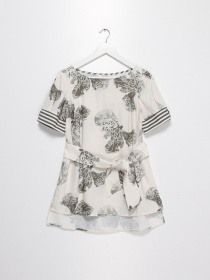 Блуза Sassofono модель A192-SF-402116 Молочний Фото