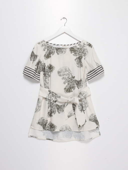 Блуза Sassofono модель A192-SF-402116 Молочний Фото