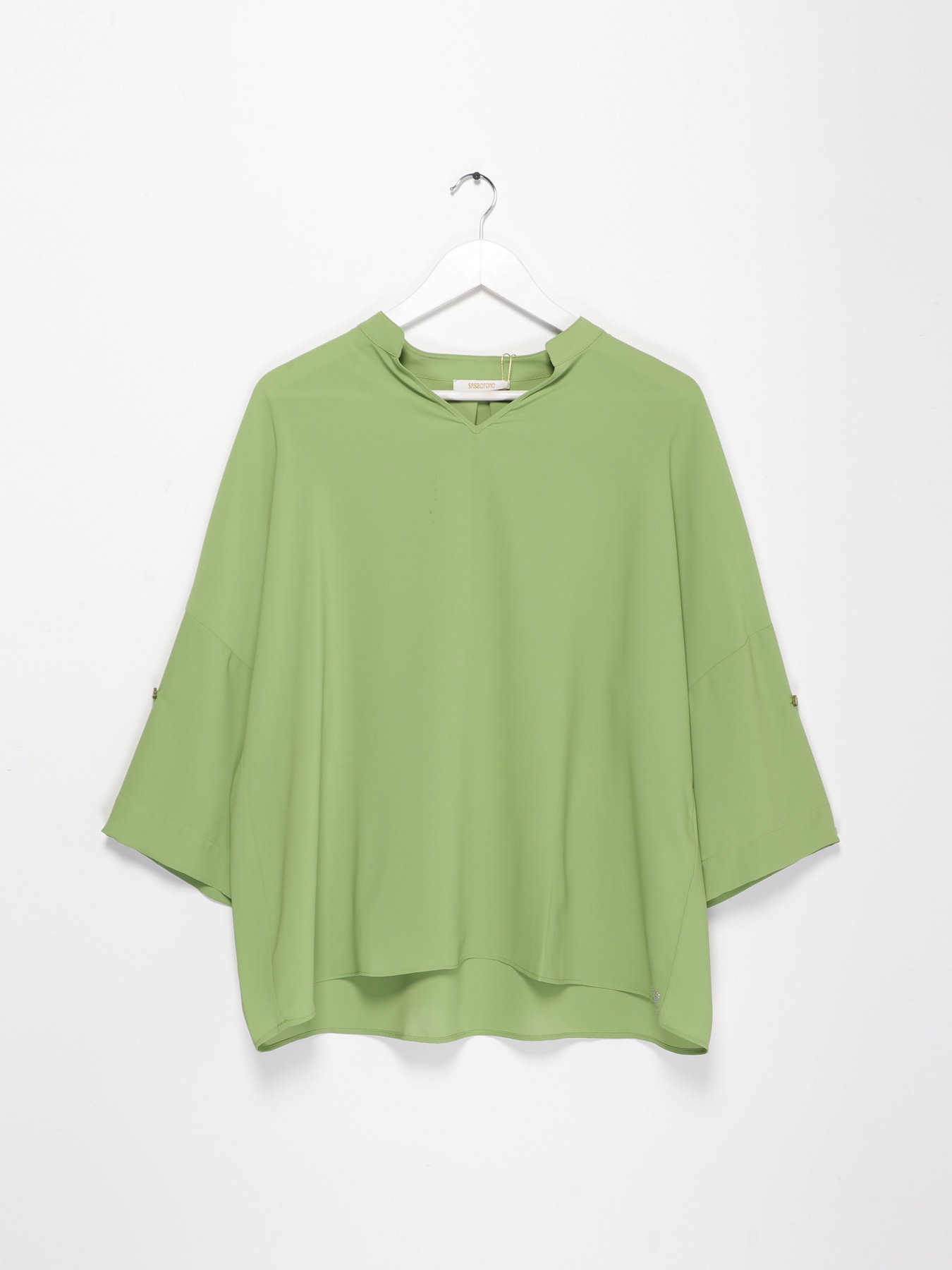 Футболка Sassofono модель A192-SF-493113 Зелений Фото