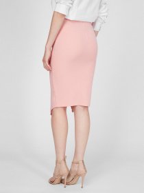 Юбка миди Sassofono модель A191SC8YE306, ПУДРОВИЙ Юбка миди Sassofono модель A191SC8YE306, ПУДРОВИЙ Фото