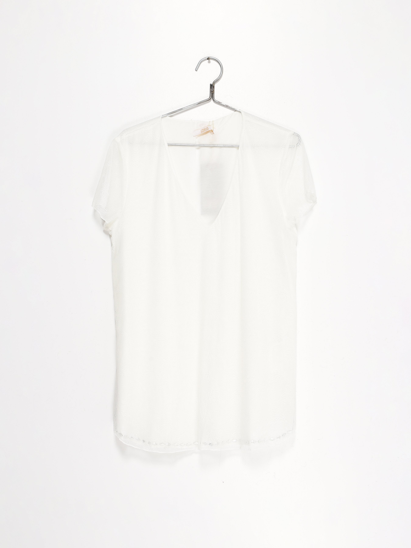 Блуза Sassofono модель A192-SF-606111_короткий МОЛОЧНИЙ Фото