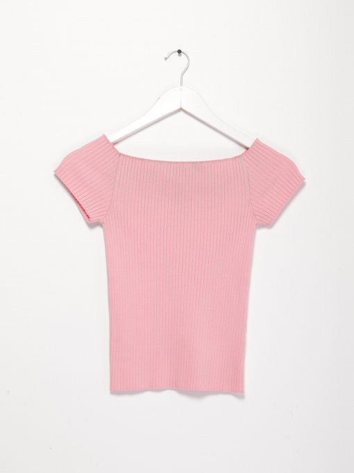 Футболка Sassofono модель A192-SF-727111 Рожевий Фото