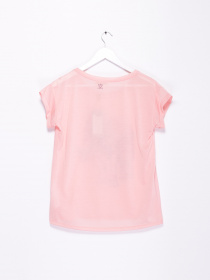 Футболка Sassofono модель A192-SF-752111 РОЖЕВИЙ Фото