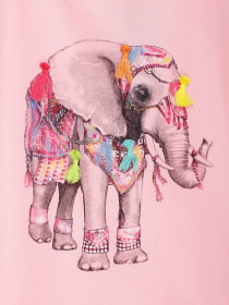 Футболка Sassofono модель A192-SF-752111 РОЖЕВИЙ Фото