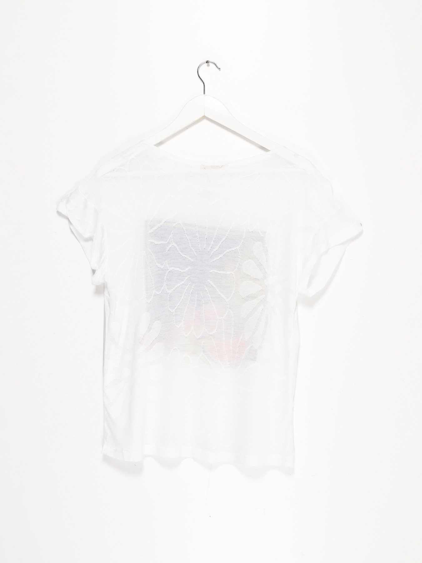 Футболка Sassofono модель A192-SF-752111-7 МОЛОЧНИЙ Фото