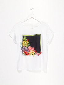 Футболка Sassofono модель A192-SF-752111-7 МОЛОЧНИЙ Фото