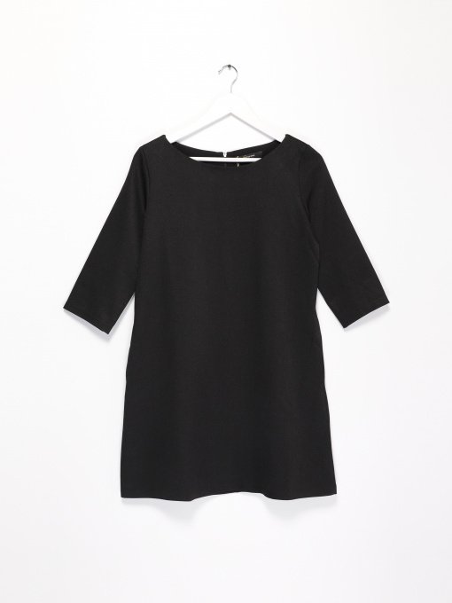 Платье мини Sassofono модель A201-SC-1808 Чорний Фото