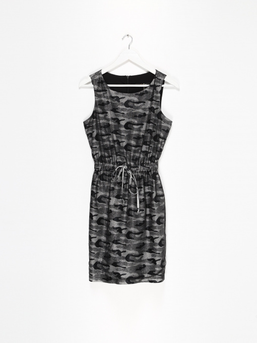 Платье мини Sassofono модель A201-SC-5228 СРІБНИЙ Фото